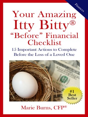 cover image of Your Amazing Itty Bitty&#174; "Before" Financial Checklist